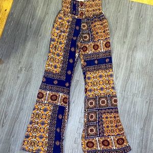 Versona Boho Paisley Bellbottoms | XS